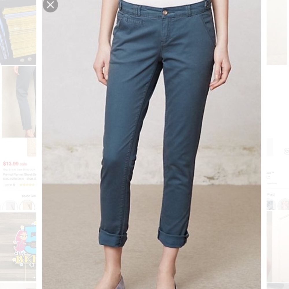 Anthropologie Pilcro Hyphen - boyfriend chino